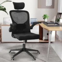 Orthopedic Office Chair with Flip Armrest - Image 9