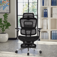 Orthopedic Office Chair with Footrest - Image 3