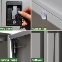 2-Door Full Steel Filling Cabinet - Image 9