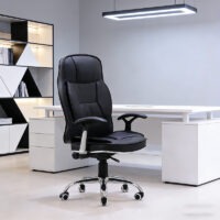 Executive High-Back Leather Chair - Image 9
