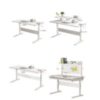 Manual Height Adjustable Office Desk - Image 6