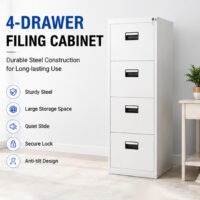 4-drawer cabinet, four drawer cabinet, 4 drawer filing cabinet, office 4-drawer cabinet, metal 4 drawer cabinet, steel 4 drawer cabinet, lockable 4 drawer cabinet, secure 4 drawer cabinet, vertical filing cabinet, office filing cabinet, document storage cabinet, archive cabinet, record storage cabinet, paperwork storage cabinet, office storage cabinet, office organization cabinet, stationery storage cabinet, office supplies cabinet, A4 file cabinet, legal size filing cabinet, hanging file cabinet, multi drawer storage cabinet, administrative cabinet, corporate office cabinet, professional office furniture cabinet, workplace storage cabinet, business storage cabinet, home office filing cabinet, compact 4 drawer cabinet, tall storage cabinet, vertical storage solution, space saving filing cabinet, modern office cabinet, contemporary filing cabinet, minimalist office cabinet, industrial filing cabinet, commercial storage cabinet, heavy duty filing cabinet, durable office cabinet, powder coated steel cabinet, rust resistant cabinet, scratch resistant cabinet, corrosion resistant cabinet, smooth glide drawer cabinet, ball bearing drawer system, easy access filing cabinet, organized storage cabinet, document management cabinet, business document cabinet, managerial office cabinet, executive storage cabinet, office archive storage solution, filing system cabinet, secure document storage cabinet, key lock filing cabinet, digital lock cabinet, anti theft storage cabinet, office security cabinet, black 4 drawer cabinet, grey 4 drawer cabinet, white 4 drawer cabinet, brown wooden cabinet, walnut office cabinet, oak storage cabinet, MDF 4 drawer cabinet, engineered wood cabinet, laminate finish cabinet, modern workplace cabinet, premium storage cabinet, affordable filing cabinet, high quality office cabinet, functional office storage solution, professional workspace cabinet, office interior storage furniture, office efficiency cabinet, durable workplace storage solution, corporate filing cabinet, business organization cabinet, office file storage solution, commercial office cabinet, reliable filing cabinet, sturdy storage cabinet, office furniture storage system, practical office cabinet, organized office storage, administrative storage furniture, multi purpose storage cabinet, office document organization cabinet