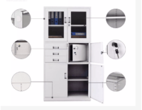 2-Door Steel File Cabinet with Safe - Image 8