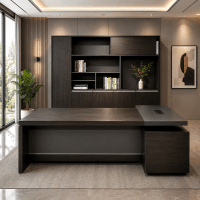 1.6M Director's Office L-shaped Table - Image 14